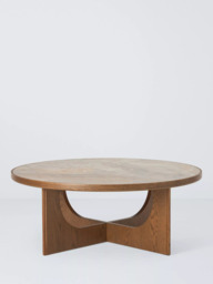 John Lewis Sculpt Coffee Table, Walnut Finish Ceramic - thumbnail 2