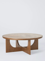 John Lewis Sculpt Coffee Table, Walnut Finish Ceramic - thumbnail 1