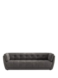 At The Helm Theo Grand 4 Seater Leather Sofa - thumbnail 1