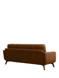 John Lewis Barbican Grand 4 Seater Leather Sofa, Dark Leg - thumbnail 4