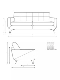 John Lewis Barbican Grand 4 Seater Leather Sofa, Dark Leg - thumbnail 2