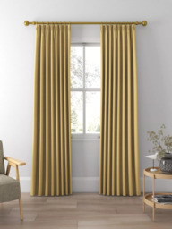 Laura Ashley Easton Made to Measure Curtains or Roman Blind, Gold - thumbnail 3