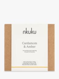 nkuku Cardamom & Amber 3 Wick Scented Candle - thumbnail 3