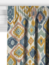 John Lewis Maya Ikat Made to Measure Curtains or Roman Blind, Honey - thumbnail 3