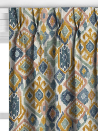 John Lewis Maya Ikat Made to Measure Curtains or Roman Blind, Honey - thumbnail 4