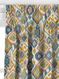 John Lewis Maya Ikat Made to Measure Curtains or Roman Blind, Honey - thumbnail 6