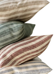 Piglet in Bed Pembroke Stripe Square Cushion Cover - thumbnail 2