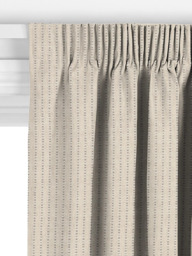 John Lewis Fleck Stripe Made to Measure Curtains or Roman Blind, Flint Grey - thumbnail 3