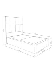 Hypnos Pocket Sprung Upholstered Divan Base, Double - thumbnail 3