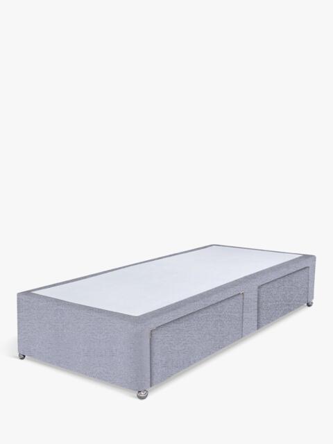 John Lewis Non-Sprung Upholstered 2 Drawer Divan Base, Single - image 1