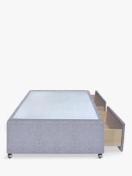 John Lewis Non-Sprung Upholstered 2 Drawer Divan Base, Single - thumbnail 4