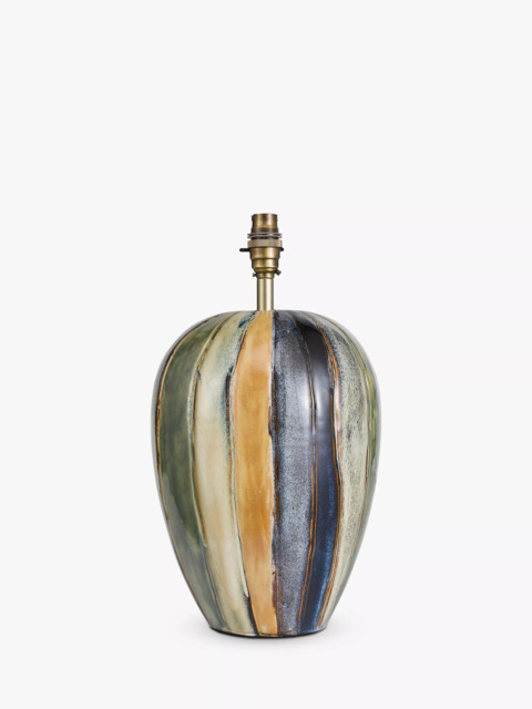 John Lewis + Matthew Williamson Hand Paint Stripe Lamp Base, Multi