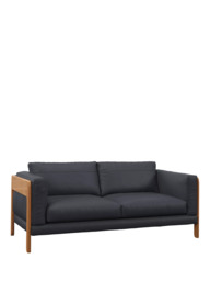 John Lewis Nest Large 3 Seater Leather Sofa, Light Leg