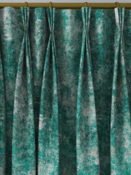 Clarke & Clarke Pittura Made to Measure Curtains or Roman Blind, Teal - thumbnail 6