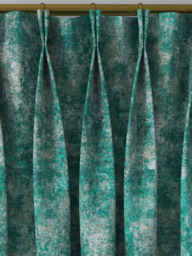 Clarke & Clarke Pittura Made to Measure Curtains or Roman Blind, Teal - thumbnail 4