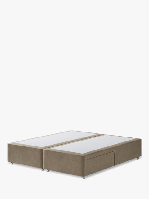 Hypnos Pocket Sprung Upholstered 2 Drawer Divan Base, Super King Size - image 1