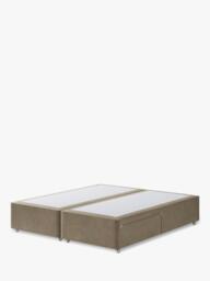 Hypnos Pocket Sprung Upholstered 2 Drawer Divan Base, Super King Size - thumbnail 1