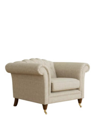 Laura Ashley Gloucester Armchair, Teak Leg - thumbnail 1