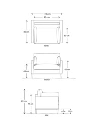 Swyft Model X01 Sofa Snuggler - thumbnail 2