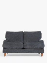 John Lewis Clover Small 2 Seater Sofa, Dark Leg, Chenille Charcoal - thumbnail 3