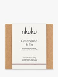 nkuku Cedarwood & Fig Scented Candle - thumbnail 3
