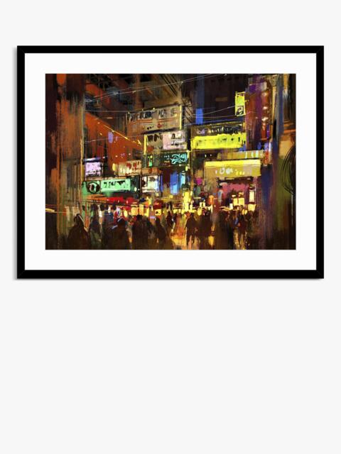 John Lewis Tithi Luadthong 'Neon Dreams' Framed Print & Mount, 83.5 x 63.5cm, Multi - image 1