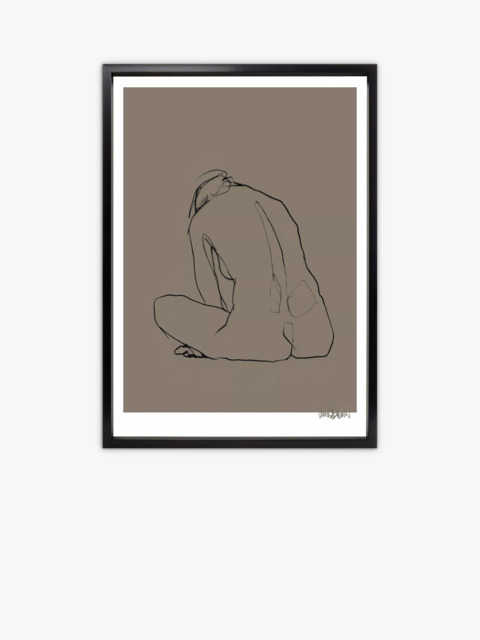 Brookpace Lascelles Anna Bulow 'Flow 4' Limited Edition Framed Print, 75 x 55cm, Grey - image 1