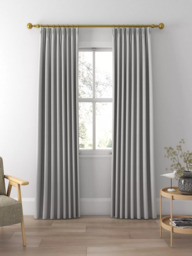 Laura Ashley Swanson Made to Measure Curtains or Roman Blind, Steel - thumbnail 3