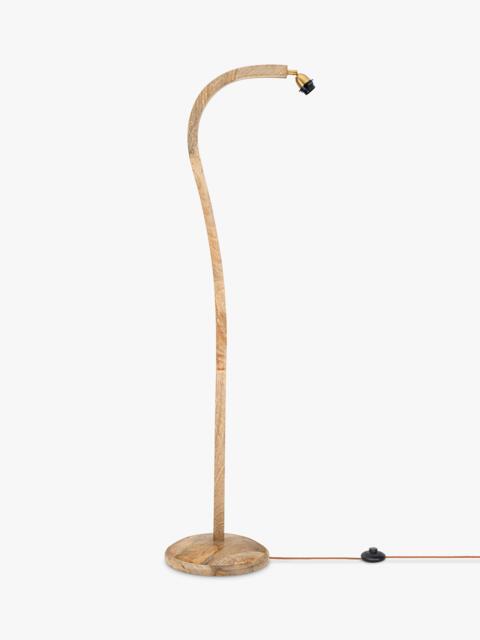 nkuku Namira Mango Wood Floor Lamp Base, Natural - image 1