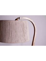nkuku Namira Mango Wood Floor Lamp Base, Natural - thumbnail 3