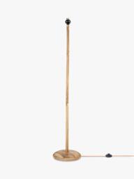 nkuku Namira Mango Wood Floor Lamp Base, Natural - thumbnail 2
