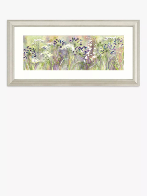 John Lewis Catherine Stephenson 'Agapanthus Grasses' Framed Print, 55 x 110cm - image 1