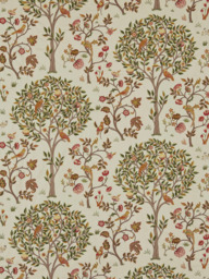 Morris & Co. Kelmscott Tree Made to Measure Curtains or Roman Blind, Russett/Artichoke - thumbnail 1