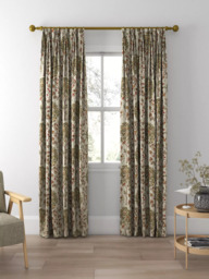 Morris & Co. Kelmscott Tree Made to Measure Curtains or Roman Blind, Russett/Artichoke - thumbnail 5