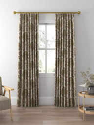 Morris & Co. Kelmscott Tree Made to Measure Curtains or Roman Blind, Russett/Artichoke - thumbnail 3