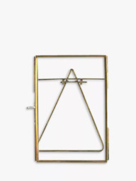 Nkuku Danta Photo Frame, Antique Brass - thumbnail 3
