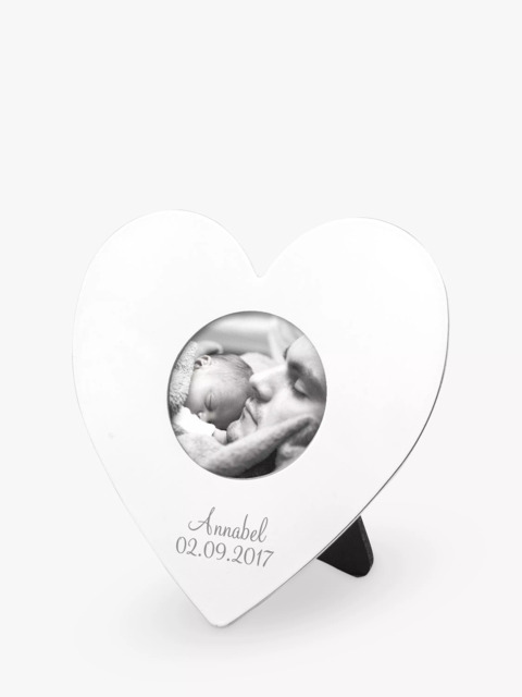 Treat Republic Personalised Silver Heart Photo Frame - image 1