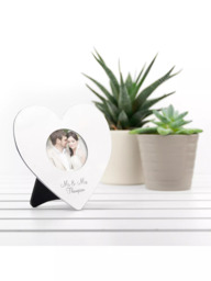 Treat Republic Personalised Silver Heart Photo Frame - thumbnail 2