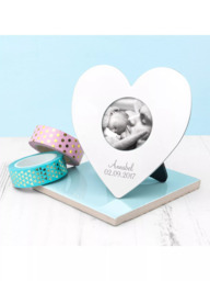 Treat Republic Personalised Silver Heart Photo Frame - thumbnail 3