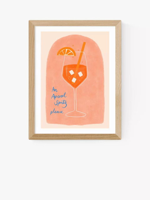EAST END PRINTS Emmy Lupin Studio 'Aperol' Framed Print