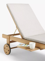 John Lewis Acacia Wood Sun Lounger, Natural - thumbnail 6