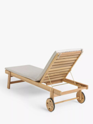 John Lewis Acacia Wood Sun Lounger, Natural - thumbnail 4