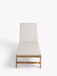 John Lewis Acacia Wood Sun Lounger, Natural - thumbnail 2