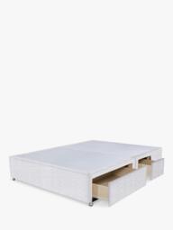 John Lewis Non-Sprung Upholstered Continental 2+2 Drawer Divan Base, Small Double - thumbnail 2