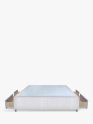 John Lewis Non-Sprung Upholstered Continental 2+2 Drawer Divan Base, Small Double - thumbnail 4