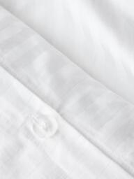 John Lewis Satin Stripe Pure Cotton Sateen Duvet Cover set, 400 Thread Count - thumbnail 4