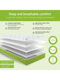 JAY-BE Simply Kids Purotex® Anti-Allergy Children's Mattress, Medium Tension, Single - thumbnail 4