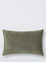 John Lewis Rectangular Velvet Cushion - thumbnail 1