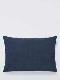 John Lewis Calado Cushion, Indigo - thumbnail 2