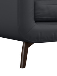 John Lewis Barbican 5+ Seater Corner Leather Sofa, Dark Leg - thumbnail 6